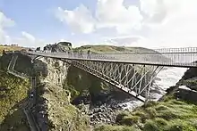 Tintagel Castle Footbridge, designed by Ney & Partners – William Matthews Associates, photgraphed by Hufton & Crow Photography