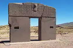 Gateway of the Sun  in Tiwanaku