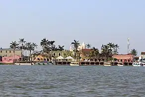 Tlacotalpan seen from the Papaloapan river