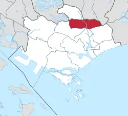 Location in Central Region