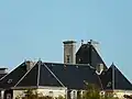 The roof of the château