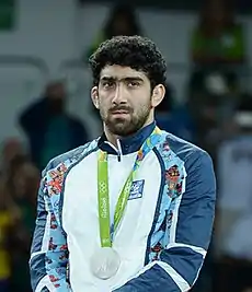 Toghrul Asgarov, Azerbaijani Olympic and European champion in freestyle wrestling.