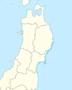 Soyu Stadiumソユースタジアム is located in Tohoku, Japan