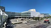 Outdoor view of the Niigata Convention Center at Toki Messe in Niigata city