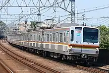 A Tokyo Metro 7000 series EMU