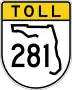 State Road 281 marker