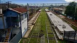 Tolosa station, under renovation