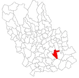 Location in Prahova County