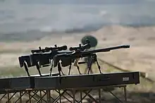 Three Tors 12.7 mm in a shooting range