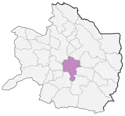 Location of Torbat-e Heydarieh County in Razavi Khorasan province