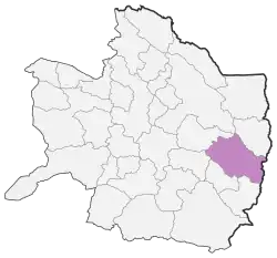 Location of Torbat-e Jam County in Razavi Khorasan province