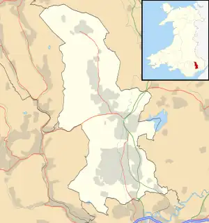 Cwmbran is located in Torfaen