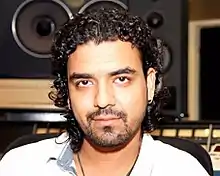 Toshi Sabri at recording of songs for Jail in 2009