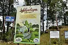 File:Tourism Board by Uttarakhand Government, Painted Rock Shelter, Prehistoric art, Lakhudiyar caves, Hindu, Almora, Uttarakhand, India, One Lakh caves, India.jpg