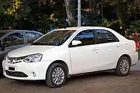 Etios saloon (pre-facelift)