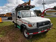 J70 Toyota Land Cruiser used for mining purposes.