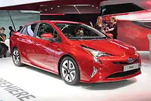 The Toyota Prius Hybrid with Eco Mode features an EPA fuel economy rating of 58 MPG city and 53 highway (4.2L/100 km), the 2nd most fuel efficient non-plug-in vehicle ever sold in the United States.