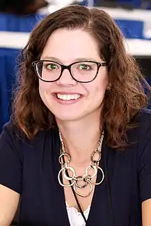 Brimhall at the 2018 Texas Book Festival