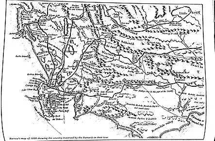 Trade routes to Olivedale, Buffeljagsiver 1800s