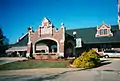 Greensburg station's portico