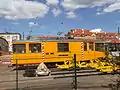 A type N car converted into a snowplow in Toruń