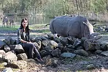  Trang at Burger Zoo, prior to receive her Future for Nature award 2018