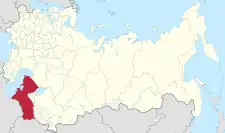 Location in the Russian Empire