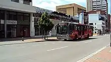 Transmilenio dual use bus