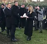 Zuzana Čaputová, President of the Slovak Republic, receives the Tree of Peace Memorial Plaque in Brookwood