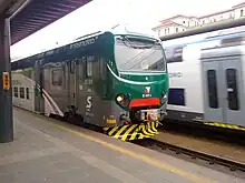 Regio-Express operates on regional lines by Trenord. Stops in some station of the local service.