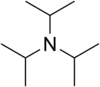 Skeletal formula of triisopropylamine