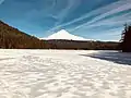 The lake in winter