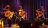 Le Trio Joubran,  at a concert in Austria, 2008