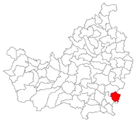 Location in Cluj County