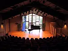 Concert theatre ready for solo instrumentalist