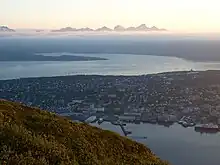 Tromsø in midnight sun in July