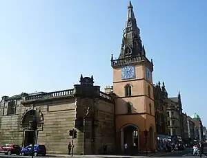 38 Parnie Street Tron Theatre, (Former Tron Kirk) And Curtain Wall And Railings To Chisholm Street