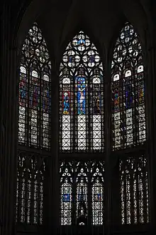 Stained glass of the choir