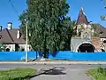 Tsarskoye Selo Imperial Station from West - Main Facade and entrance porch 30.07.17