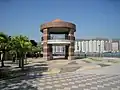 The gazebo, a good place to take a look at the seaview.