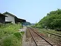 An overview of the station platforms, April 2008