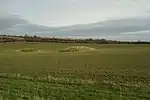 Bowl barrow 250 m south east of Tyning's Farm: part of the Tyning's Farm round barrow cemetery