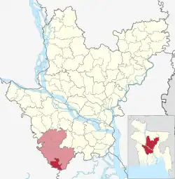 Location of Tungipara