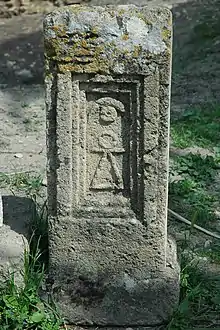 Stele with Tanit sign and astral symbols.