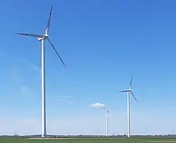 Wind turbines in Nasiegniewo