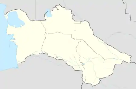 Ekerem is located in Turkmenistan