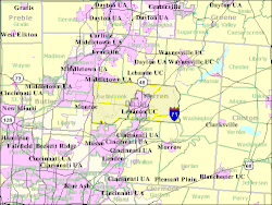 Location of Turtlecreek Township in Warren County