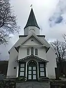 Entrance to the church