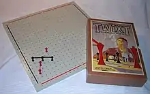 TwixT board and bookshelf box