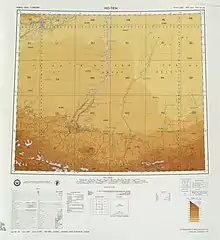 Map including Lop (labeled as LO-P'U (LOP BAZAR)) and surrounding region (USATC, 1971)